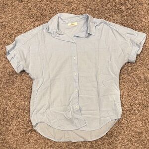 H&M Light Blue Button Down Shirt